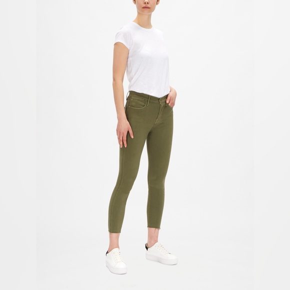 Frame Denim Denim - NWT FRAME DENIM Le High Skinny Crop High Waisted Green Military Jeans 25, 26, 27